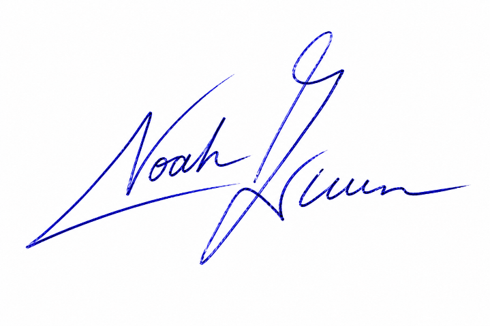 Noah Zimmermann Signatur